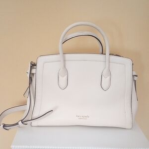 Kate Spade Off White Leather Knott Handbag